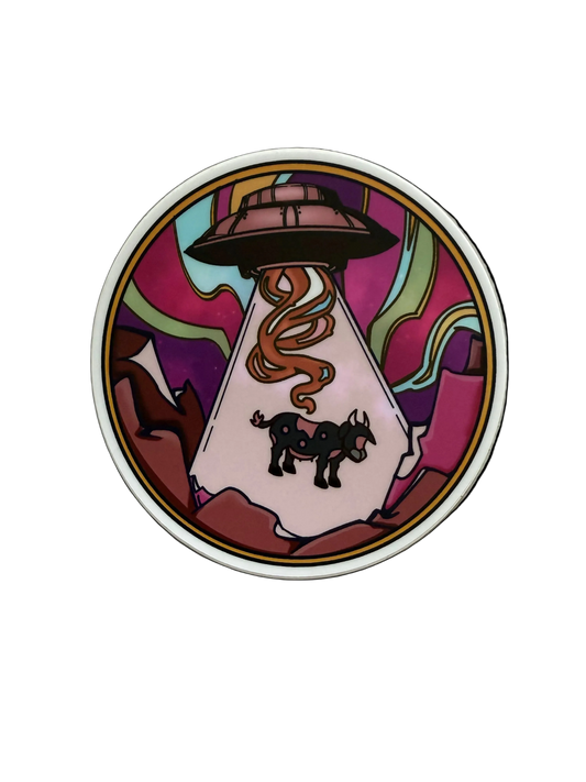QSA Cow Takeoff Sticker